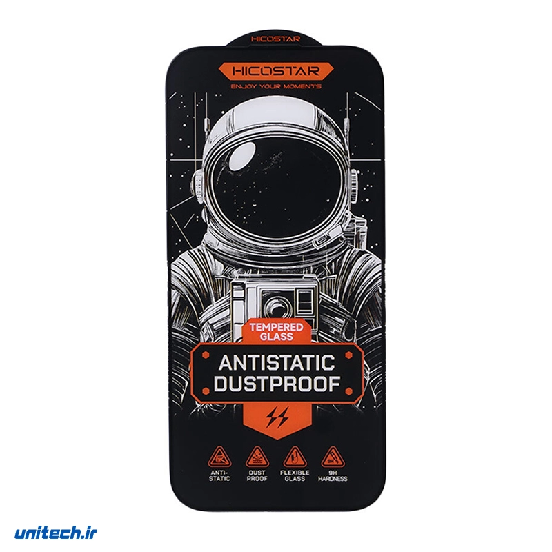 گلس آنتی استاتیک هایکو استار آیفون iPhone 17 pro